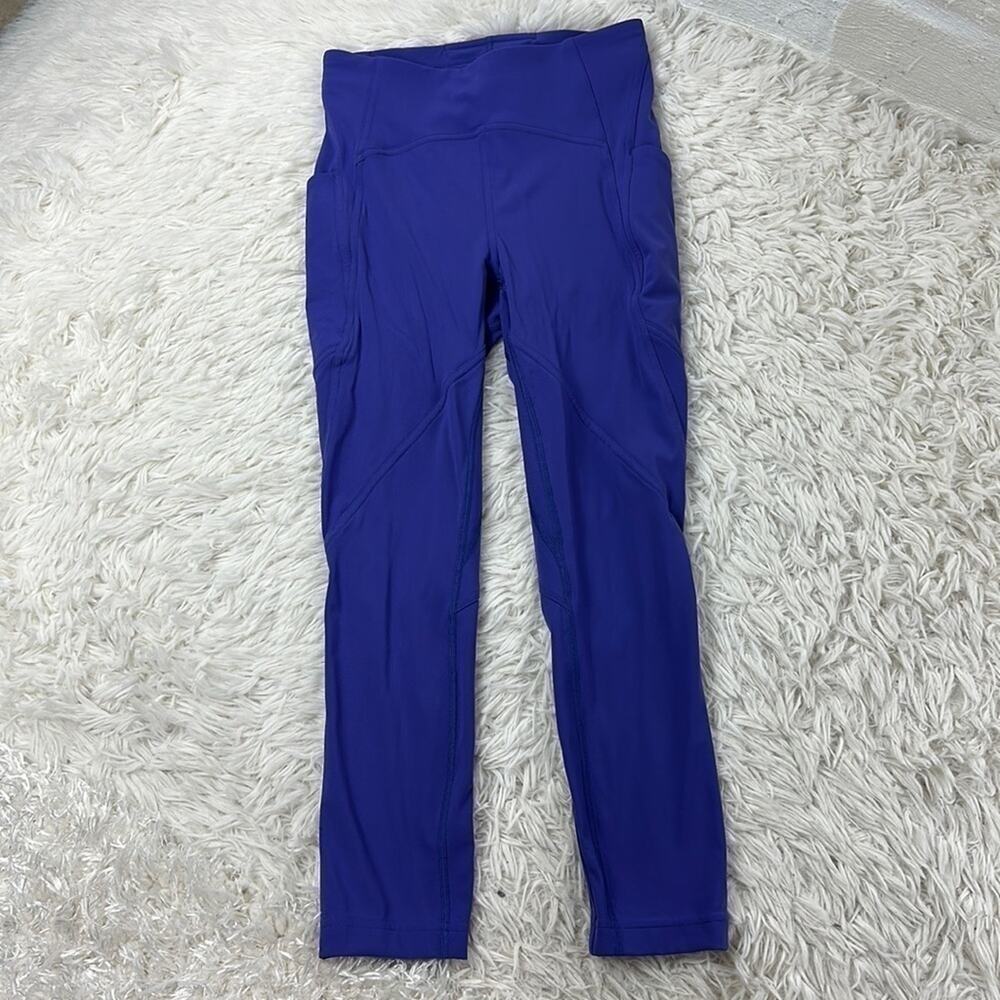 Lululemon Lead The Pack Crop 23" Stony Grape